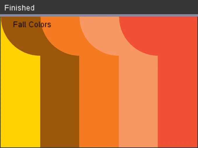 Output of code on TI-Nspire CX II calculators