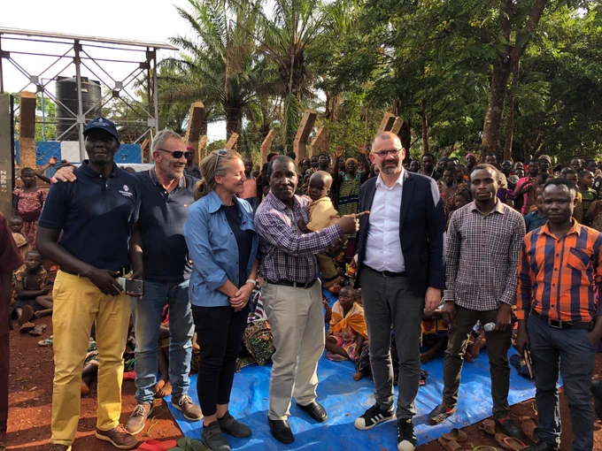 Zeze Community Safe Water System handover ceremony