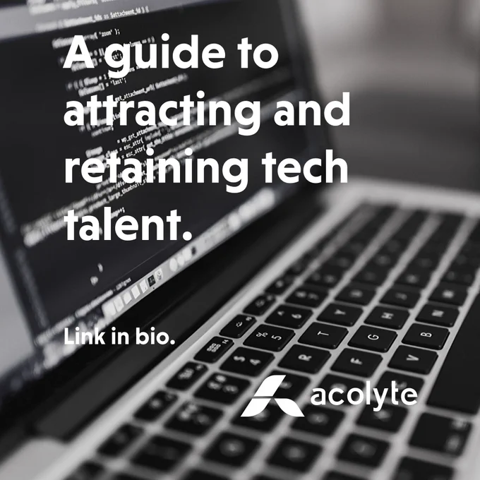 The competition for Tech Talent is ever increasing. Here are Acolyte's 5 key priorities for employers to introduce as part of their Tech Talent Strategy. #HRTech #RecruitTech #Recruitment #TechDisruption #HR #TalentAcquisition #RecruitmentUK #RPO #TalentStrategy #Careers #CareersUK #HumanResources