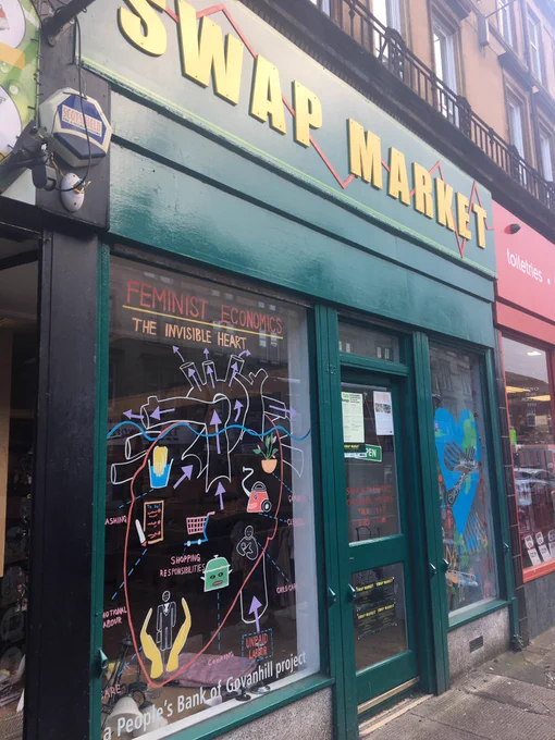 Image of swap market shop on Victoria road, Govanhill