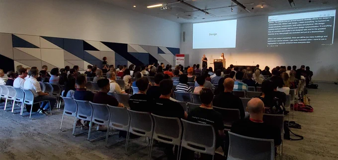 Audience at A11y Camp