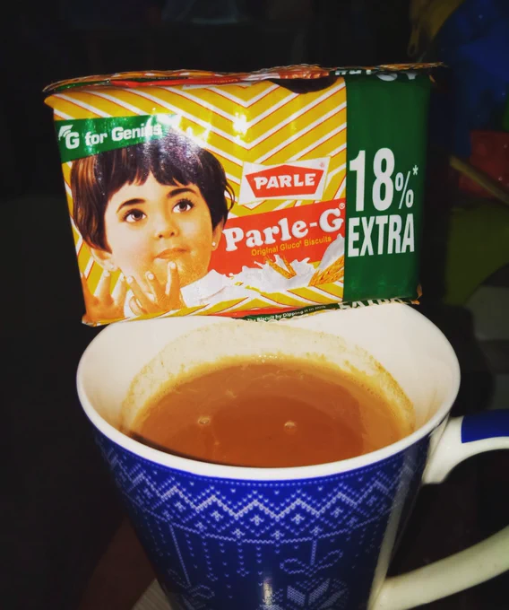 Start you early morning with some good old memories...
#parleg 🍪 & #chai ☕

#talesofacoder