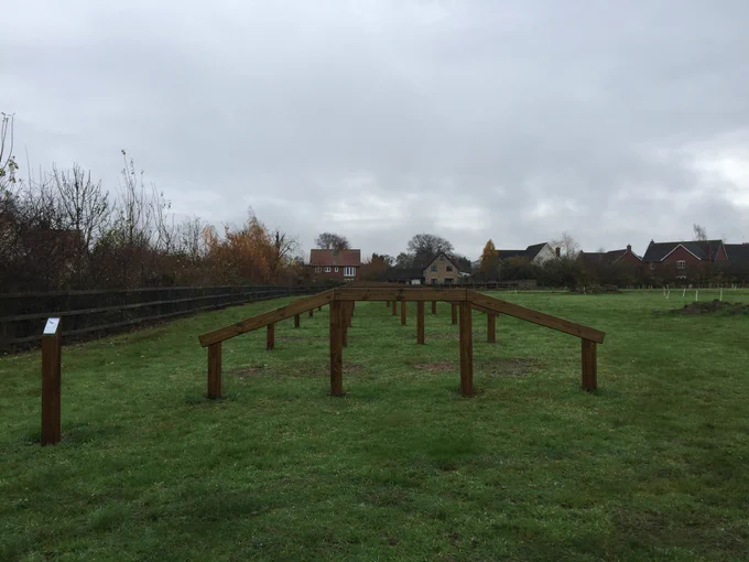 Up and Over Hurdles at Bardwell Community Field