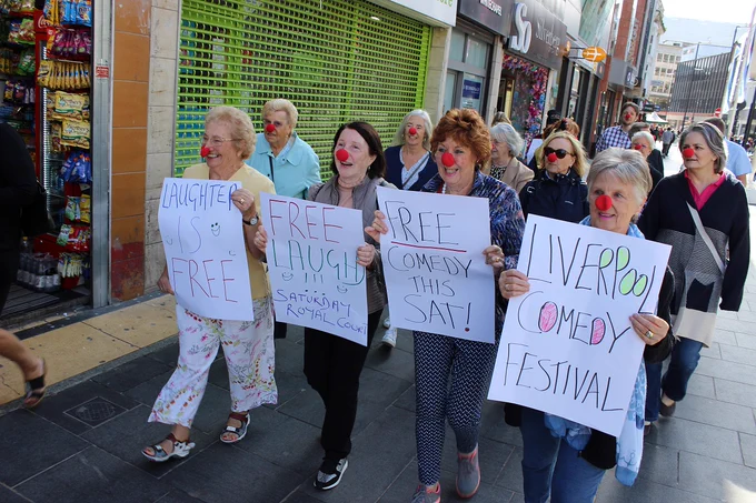 Laugh Mob taking to the streets of Liverpool