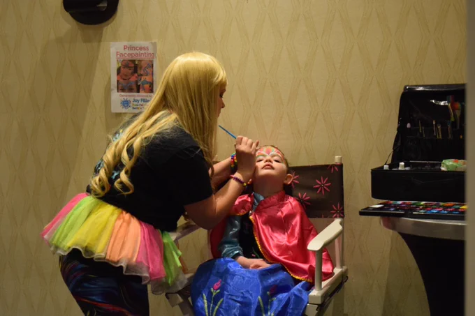 Princess face painting
