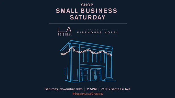 Promotional graphic for LA Original Pop-up Shop