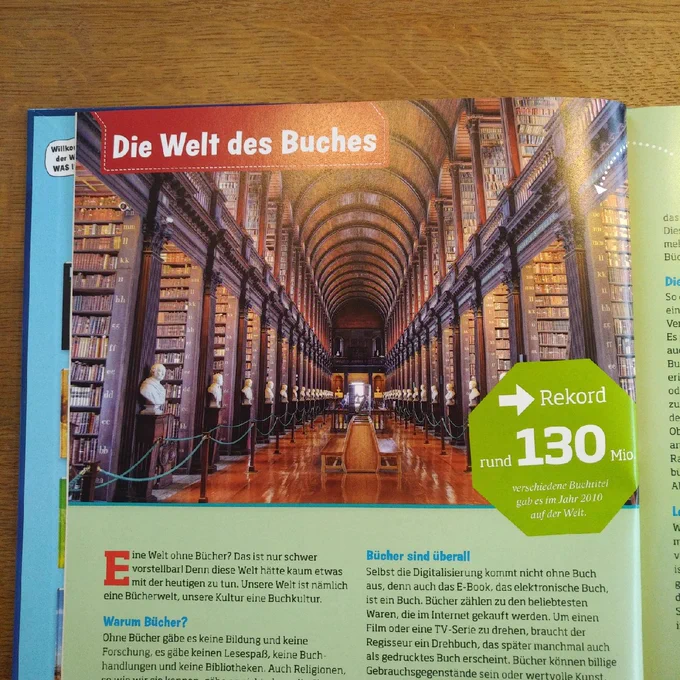 seite aus dem buch  "was ist was: das buch"