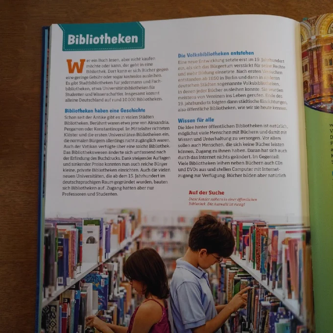 seite aus dem buch  "was ist was: das buch"