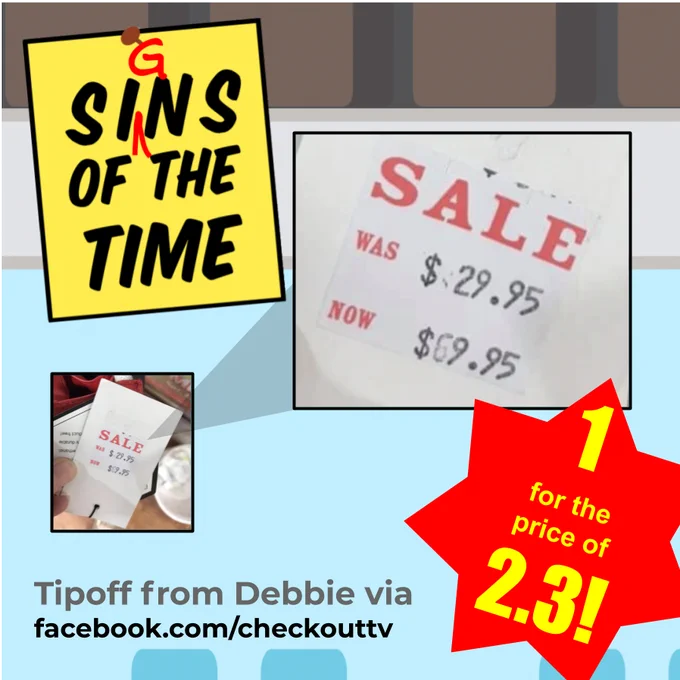 Was $29.95 Now $69.95