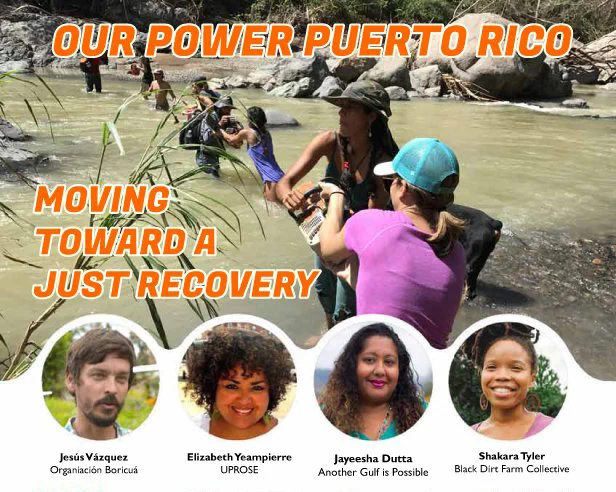 Climate Advocacy Lab teamed up with Climate Justice Alliance (CJA) to discuss CJA’s recently released multimedia report Our Power Puerto Rico: Moving Toward a Just Recovery 