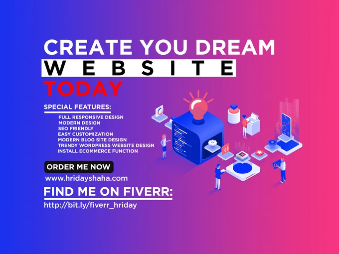 Need a modern wordpress website to increase  you business revenue ? 
Order us now
=============
https://www.fiverr.com/share/o8Ko7L

#wordpress #wordpresswebsite #webdesigner