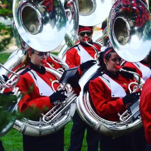 tuba mouthpieces that were 3D printed at Milner