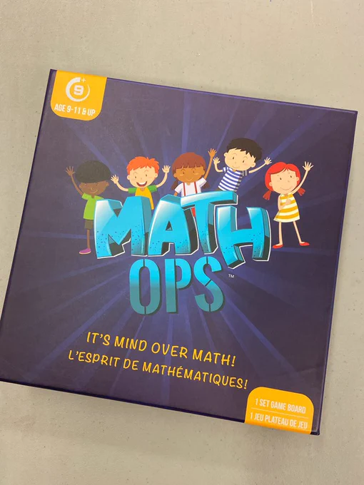 Math ops game for learning to use mental math