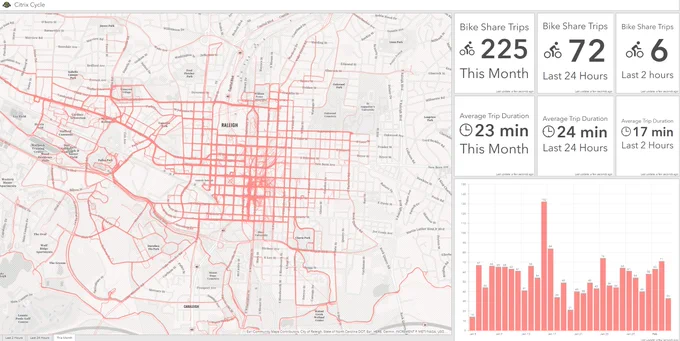 Citrix Cycle use in a dashboard