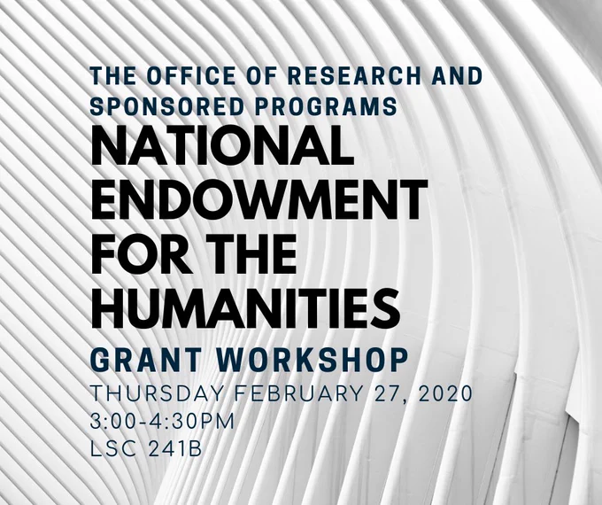 ORSP_SHSU NEH Grant Workshop Details