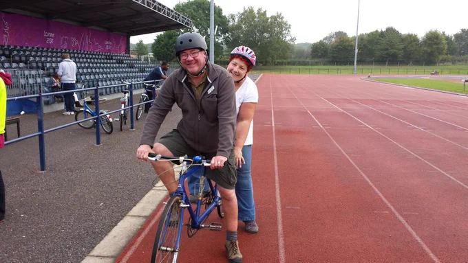 Setting off on a tandem 