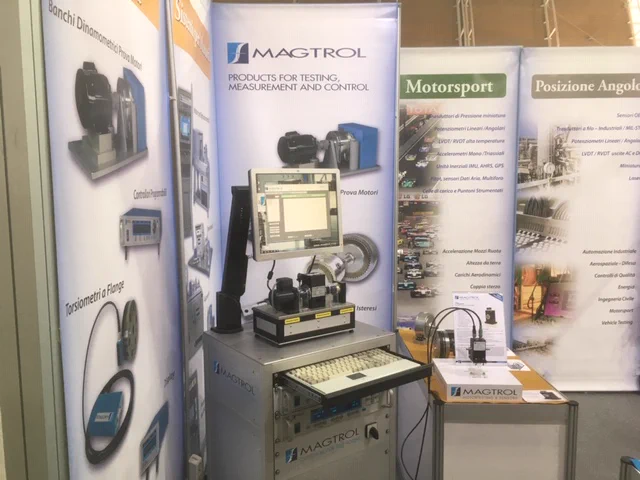 Magtrol's products presented @A&T Show, Turin, Italy; by our partner DSPM Industria