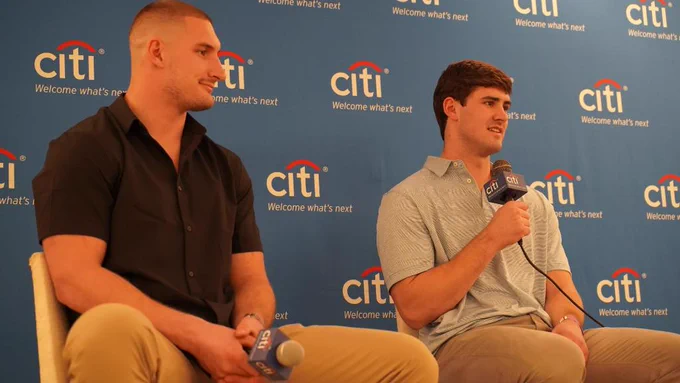 Image of Joey Bosa and Daniel Jones