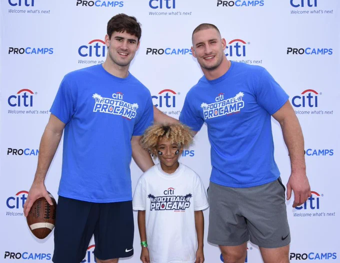 Image of Daniel Jones at Joey Bosa