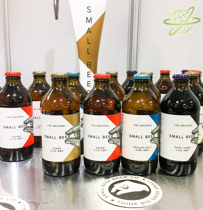 Low alcohol beers from The Small Beer Company. 