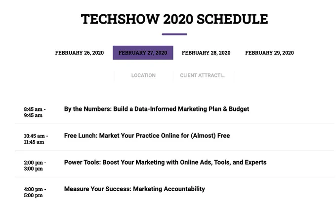ABATECHSHOW Client Attraction Track