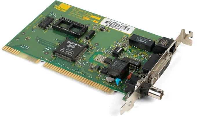 a old 10base ethernet ISA card