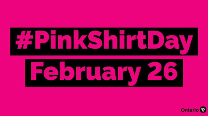 Pink Shirt Day.