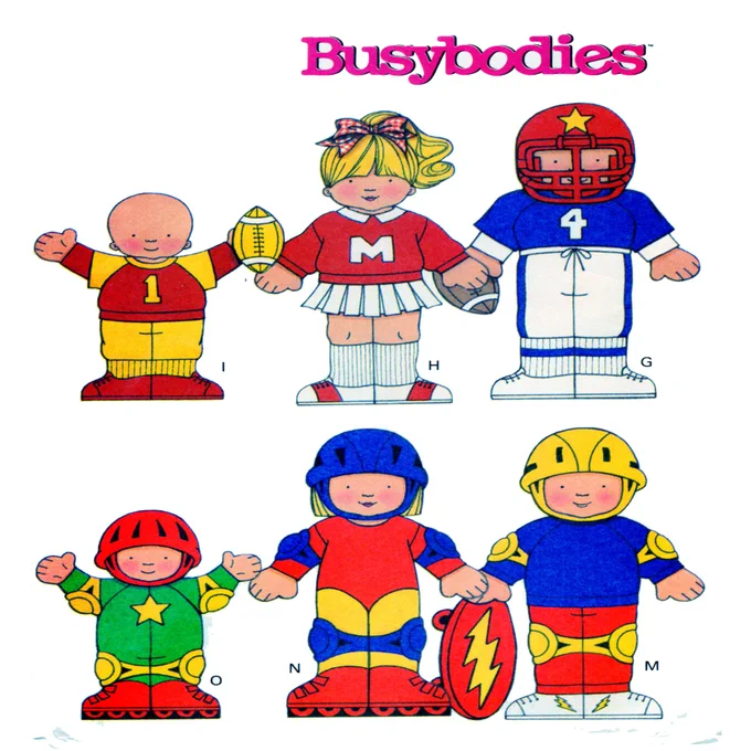 busybodies butterick craft sewing pattern