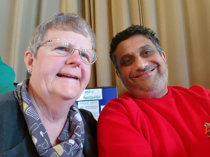 Sanjay Morzaria with Kathryn Solly