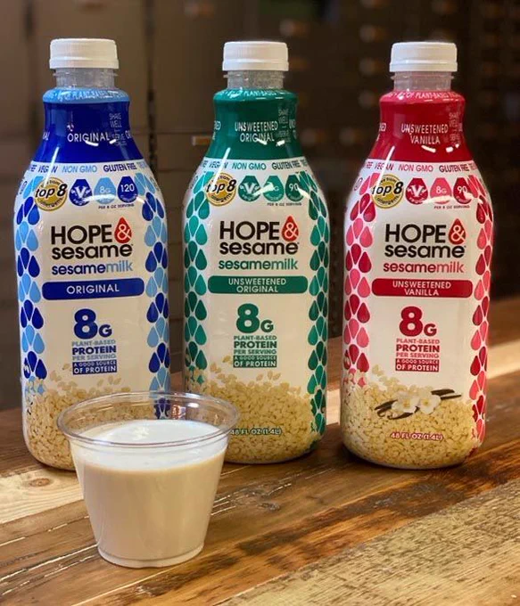 Hope and Sesame protein sesame milk