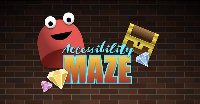 The Accessibility Maze opening screen