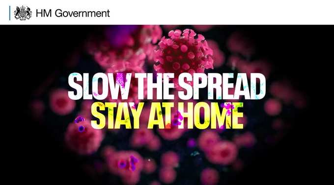 Slow the spread, stay at home