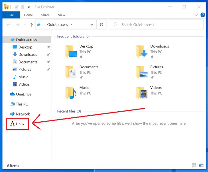 Pointing out the entry in the nav pane