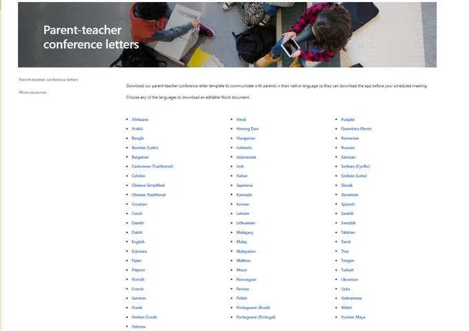 Picture of Letters for Microsoft Translator