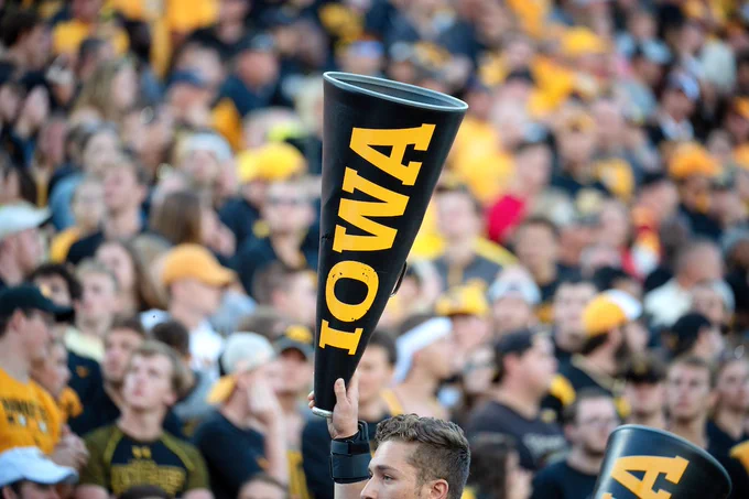 Iowa football game