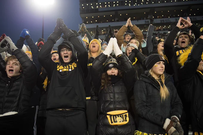 Iowa football fans