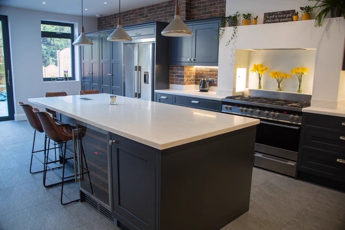 Dark Blue Mereway Kitchen by Anderson Sinclair