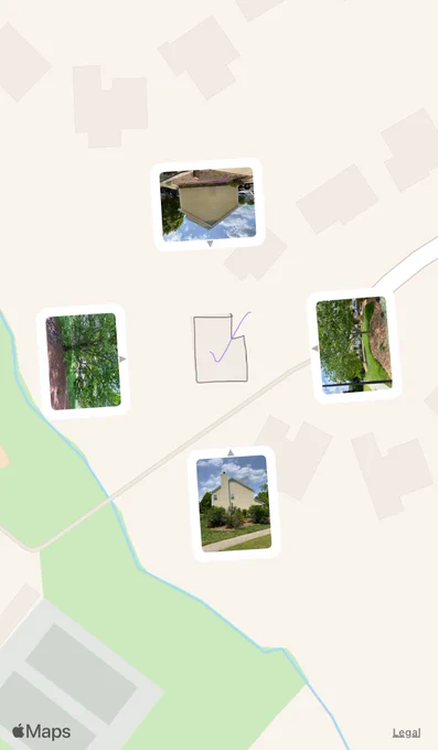 Screenshot of photos in Draw Maps