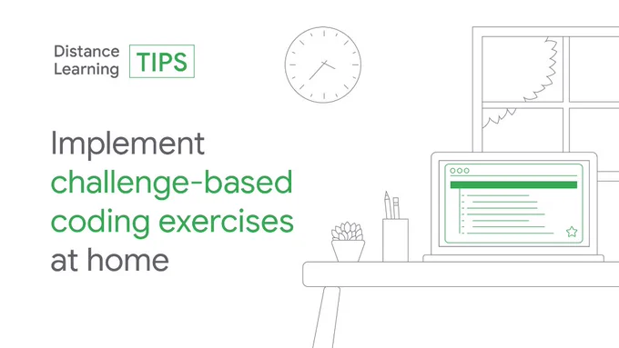Implement challenge-based coding exercises at home