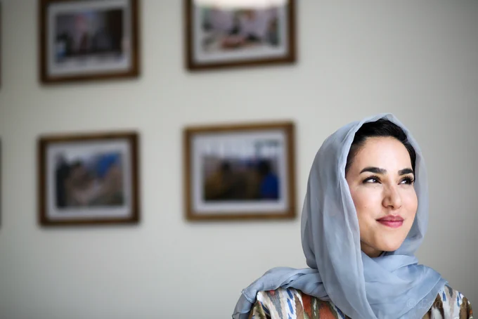 Nadima Sahar, Minister of Afghanistan’s Technical and Vocational Education and Training Board. 