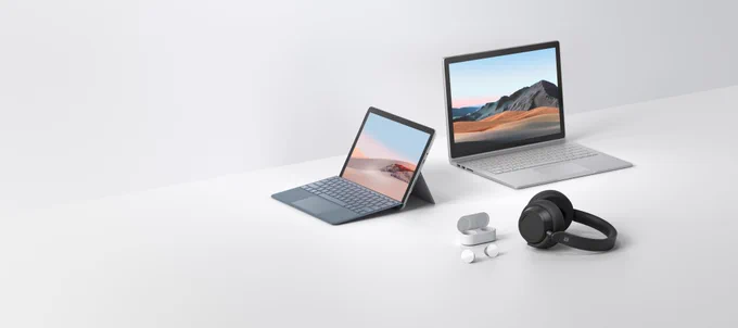 Introducing Surface Go 2, Surface Book 3, Surface Headphones 2, and Surface Earbuds. Available for Pre-order today, new Surface devices and accessories are designed to help you work, learn, connect, and play from anywhere.
https://msft.it/6014T9KEC