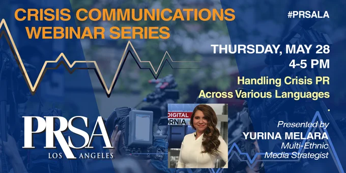 prsala webinar may 28th, handling crisis PR across various languages