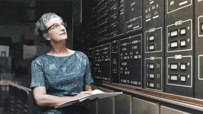 Nancy Grace Roman (1925-2018), NASA's first chief astronomer, is known as the 'Mother of Hubble.' In a time when women were discouraged from studying math and science, Roman became a research astronomer and was instrumental in taking NASA's Hubble Space Telescope from an idea to reality and establishing NASA’s program of space-based astronomical observatories.

In this image from the early 1970s, Dr. Roman is shown at NASA's Goddard Space Flight Center in Greenbelt, Maryland.