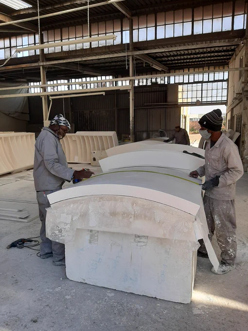 Preparing panels for internal fixing supports