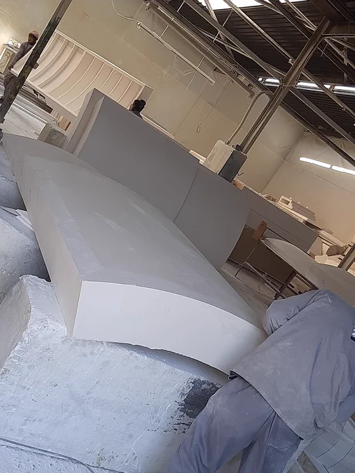 Finishing sanding to panels