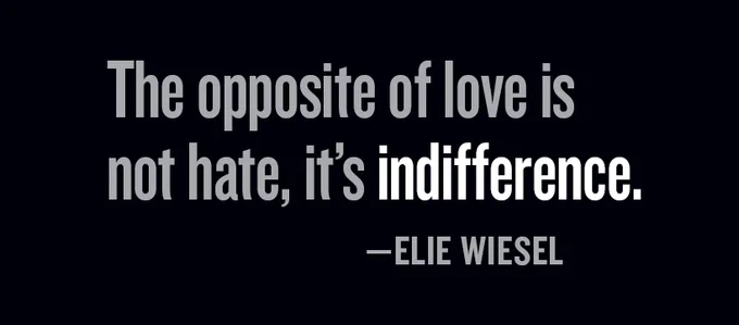 "The opposite of love is not hate, it's indifference." — Elie Wiesel

The words of Holocaust survivor Elie Wiesel continue to resonate today. What can we learn from him about being witnesses to hate? 