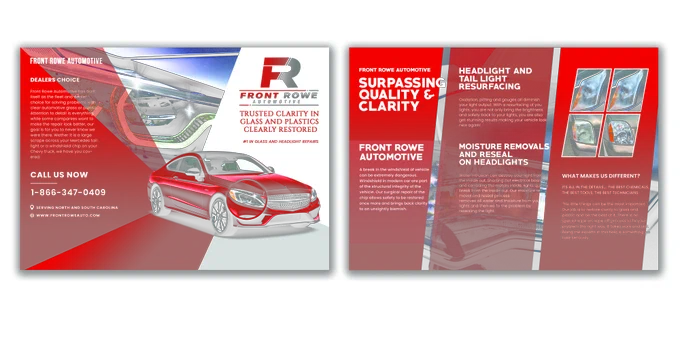 This is a car service flyer. 