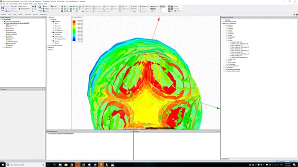 ANSYS Hall of Fame 2020 academic award winner Sebastian Celis Sierra and his team use ANSYS HFSS software to model radar signature to detect landmines. Image courtesy of ANSYS and Sebastian Celis Sierra.