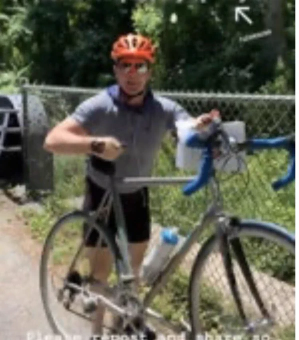 Man on bike