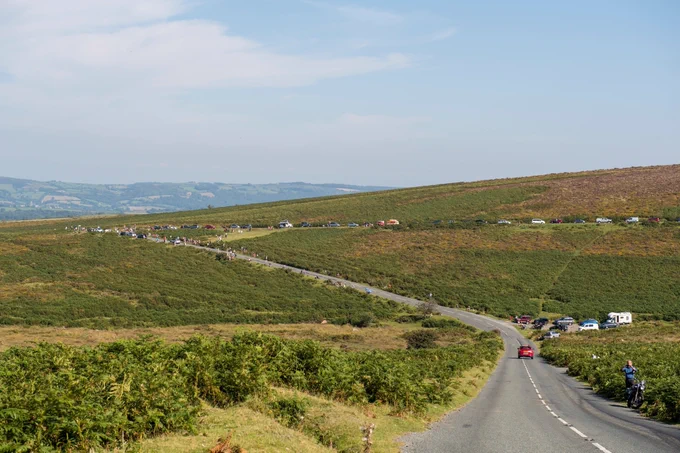 A view over Dartmoor.